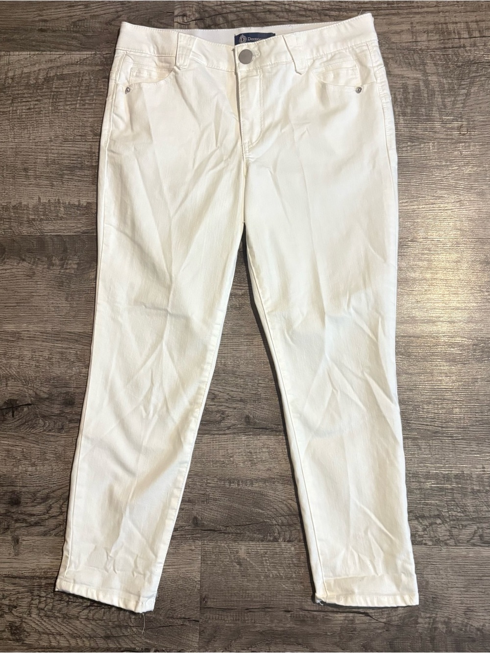 Democracy Jeans Women’s 10P White Ab Solution Denim